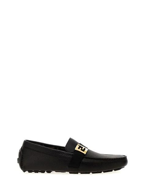 fendi men's loafers|fendi loafers drivers.